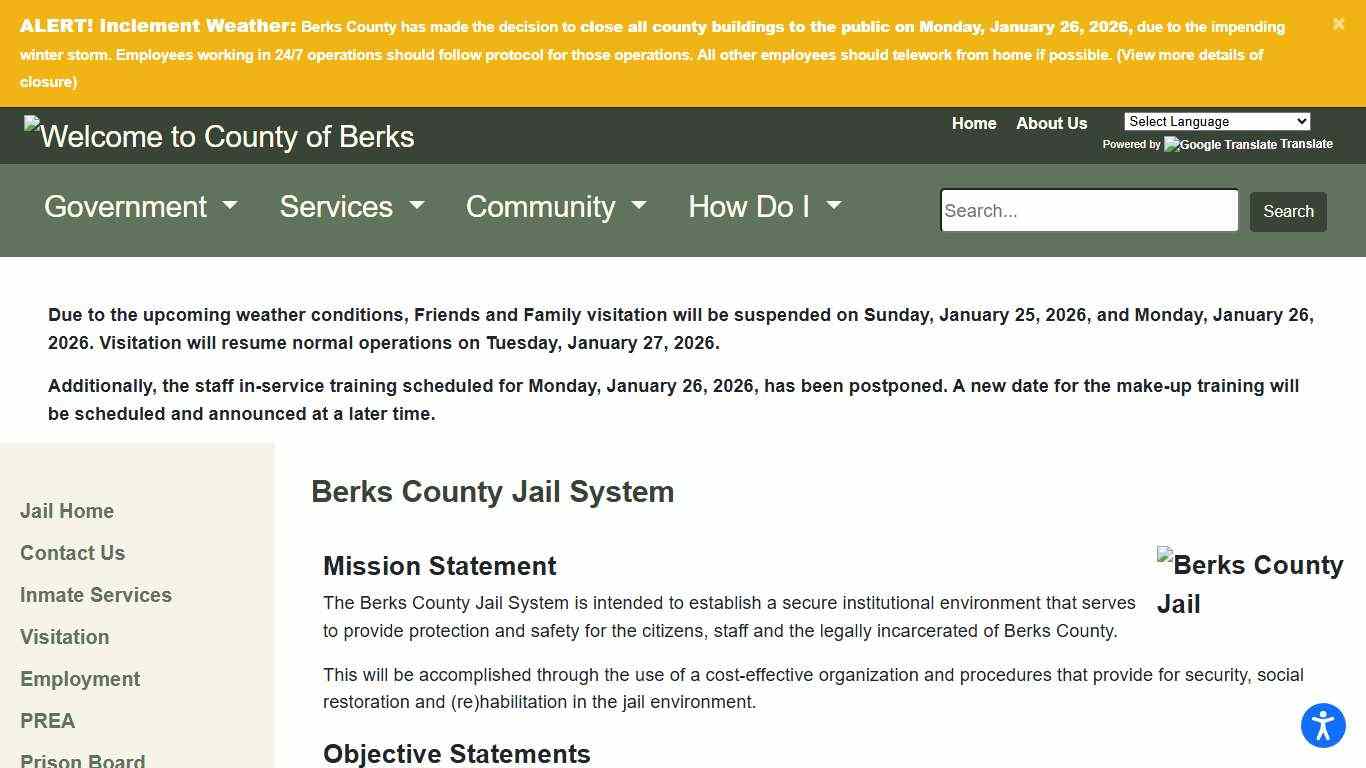 Berks County - Jail System